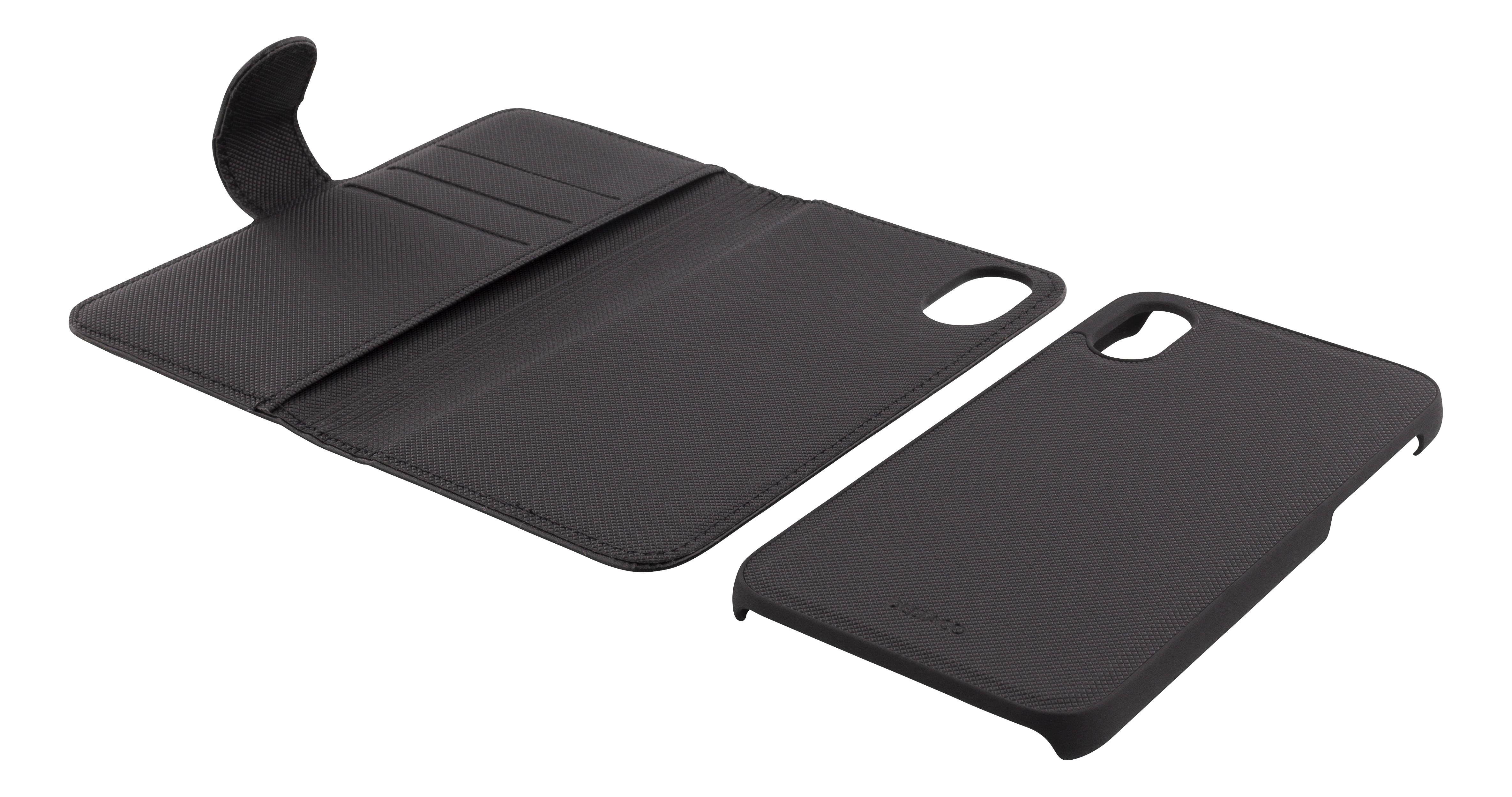 Deltaco plånboksfodral för iPhone Xs Max, med magnetskal, svart - 3