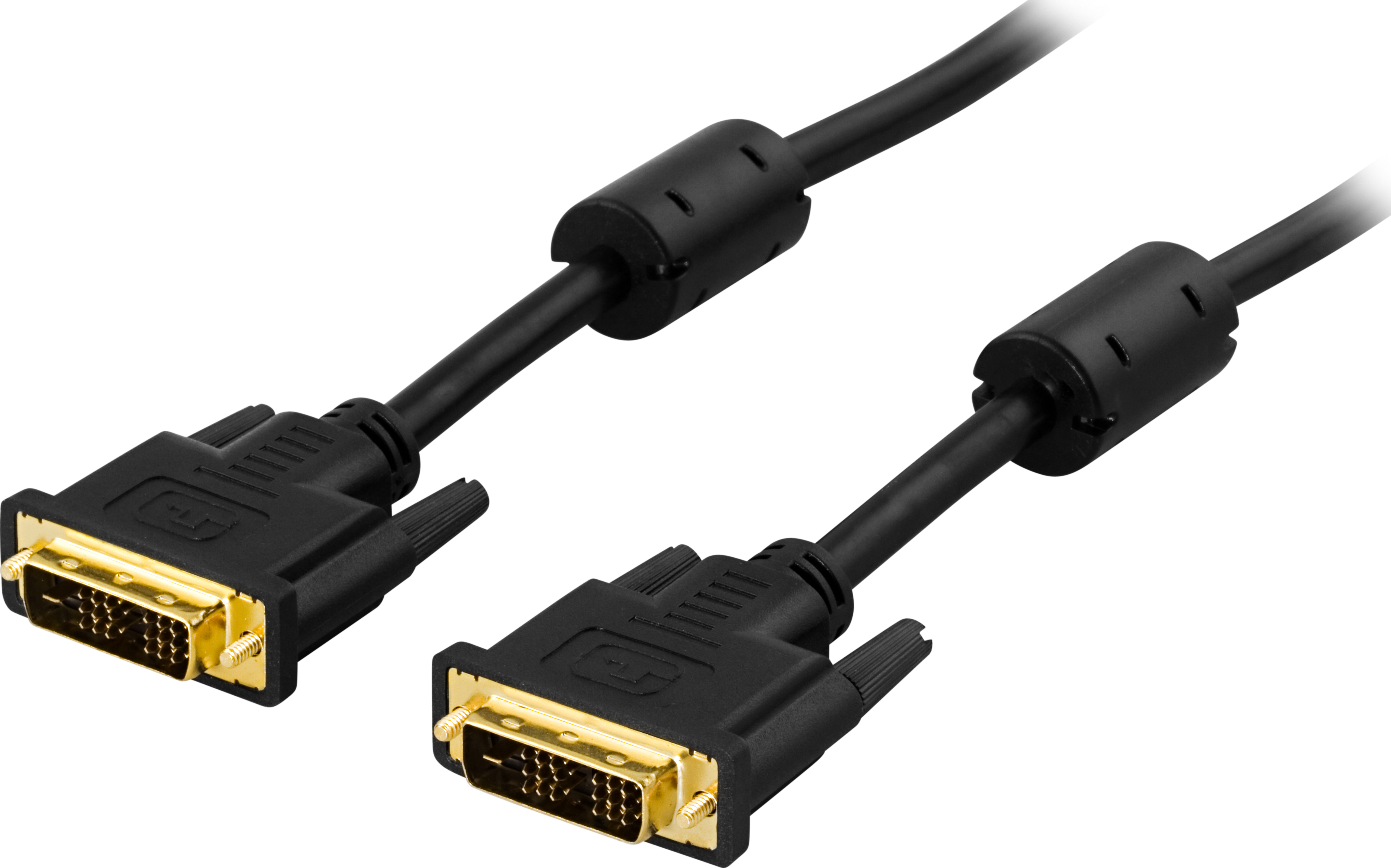 Deltaco DVI monitorkabel Single Link, DVI-I ha - ha 15m