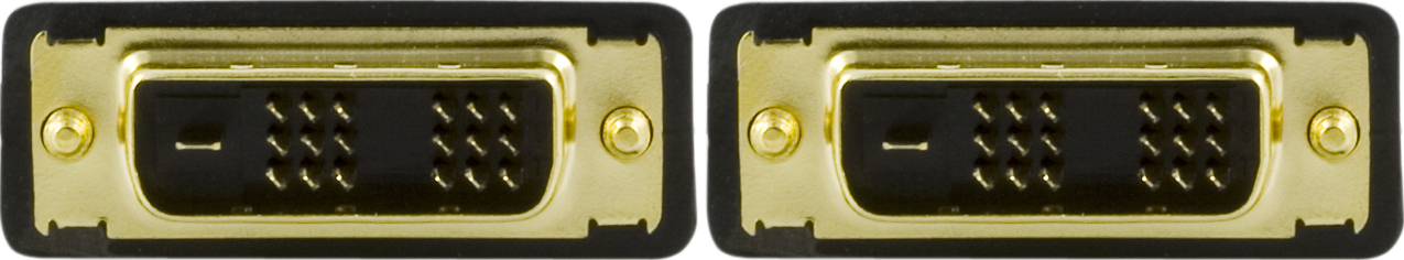 Deltaco DVI monitorkabel Single Link, DVI-I ha - ha 15m - 2