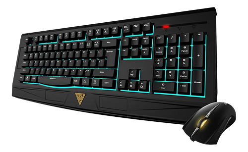 GAMDIAS ARES 7 essential combo, mus och tangentbord, svart