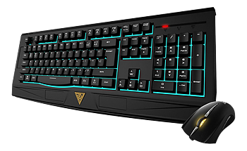 GAMDIAS ARES 7 essential combo, mus och tangentbord, svart