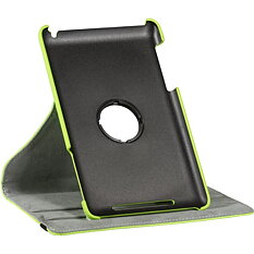 DELTACO läderfodral med roterande hållare för Nexus 7 (1:a gen), grön