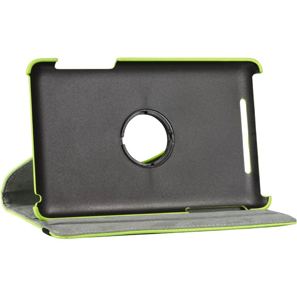 DELTACO läderfodral med roterande hållare för Nexus 7 (1:a gen), grön - 4