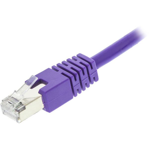 Deltaco F/UTP Cat6 patchkabel 1m, lila
