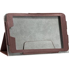 DELTACO läderfodral med magnetlåsning för Nexus 7 (1:a gen), brun