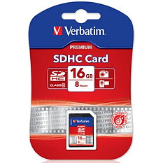Verbatim minneskort, SDHC, 16GB, Secure Digital High-Capacity, Class 10
