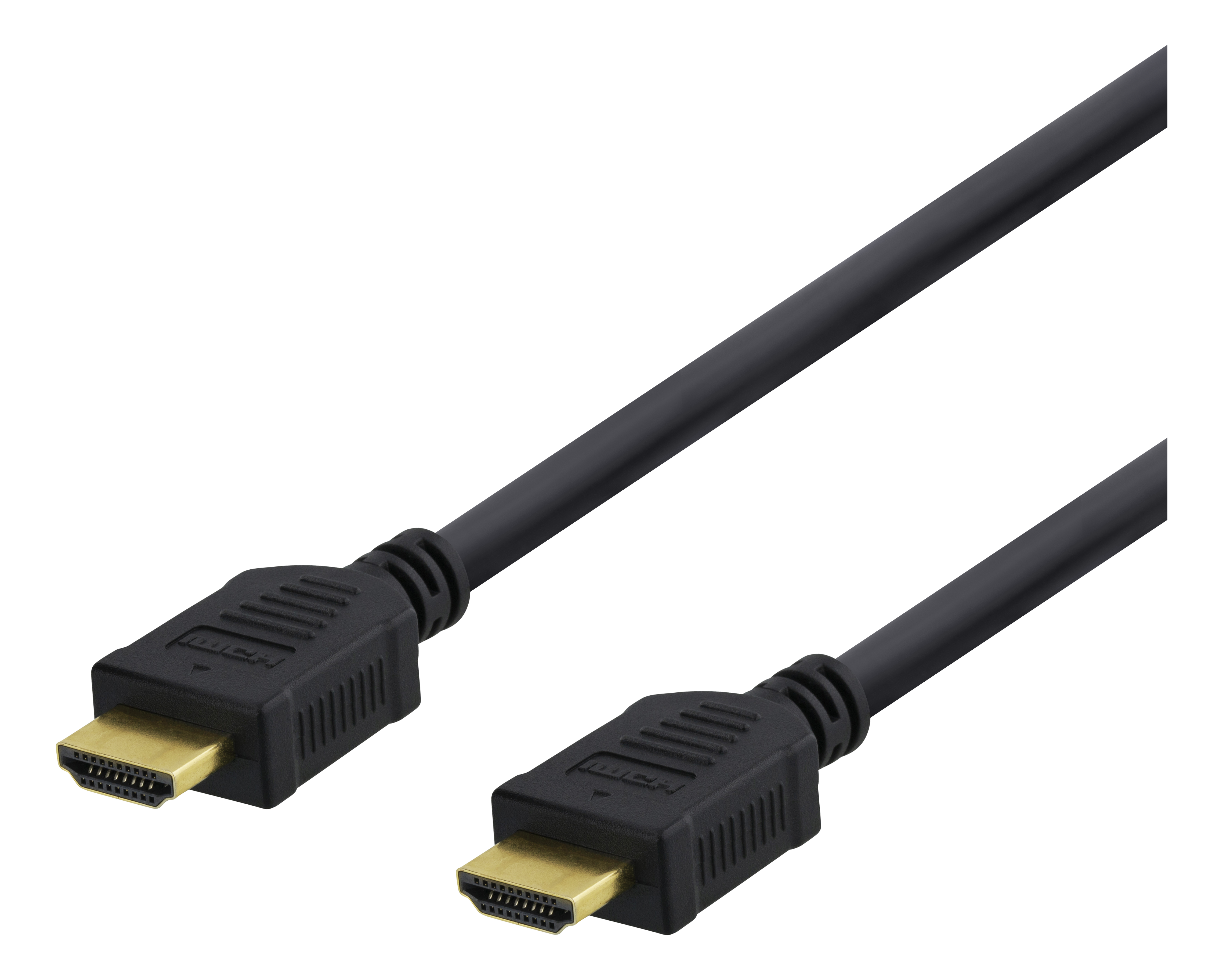 Deltaco Premium HDMI-kabel, 1m, 4K, 3D, svart