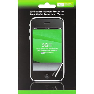 Transparent bländskydd till iPhone 3G/3Gs, 56x109mm, 2-pack