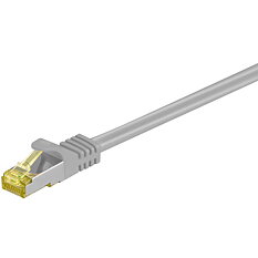 Goobay S/FTP Cat7 patchkabel, 2m, grå