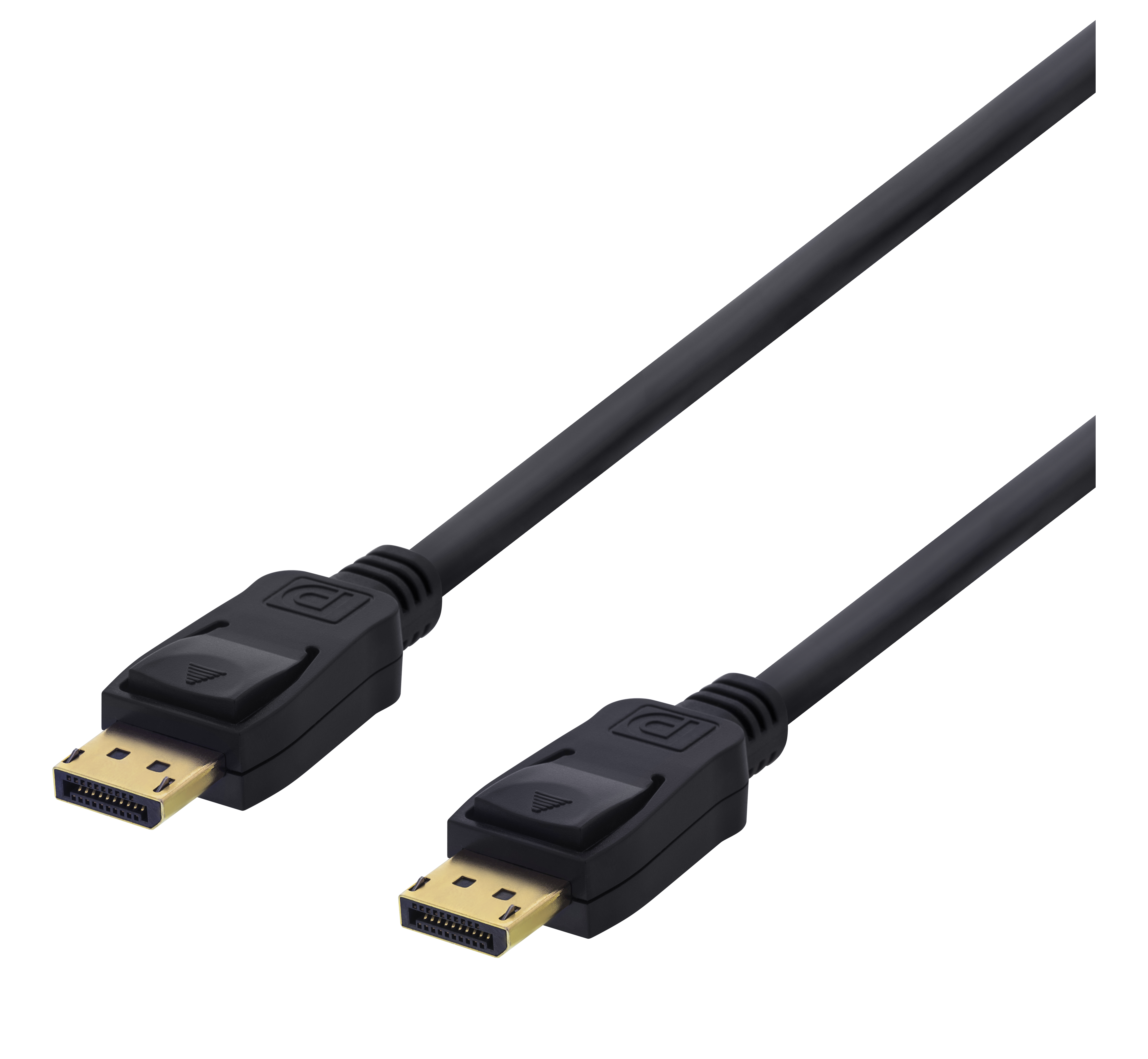 Deltaco DisplayPort monitorkabel, 1m, svart