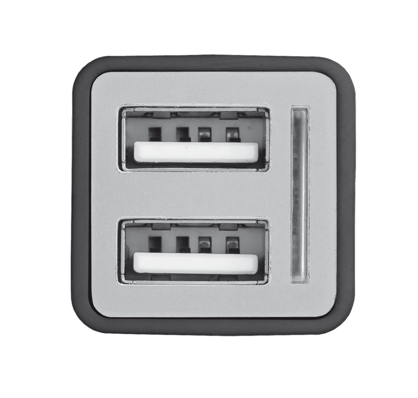 TRUST Billaddare med 2 USB-portar 2x12W - 3