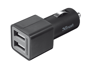TRUST Billaddare med 2 USB-portar 2x12W
