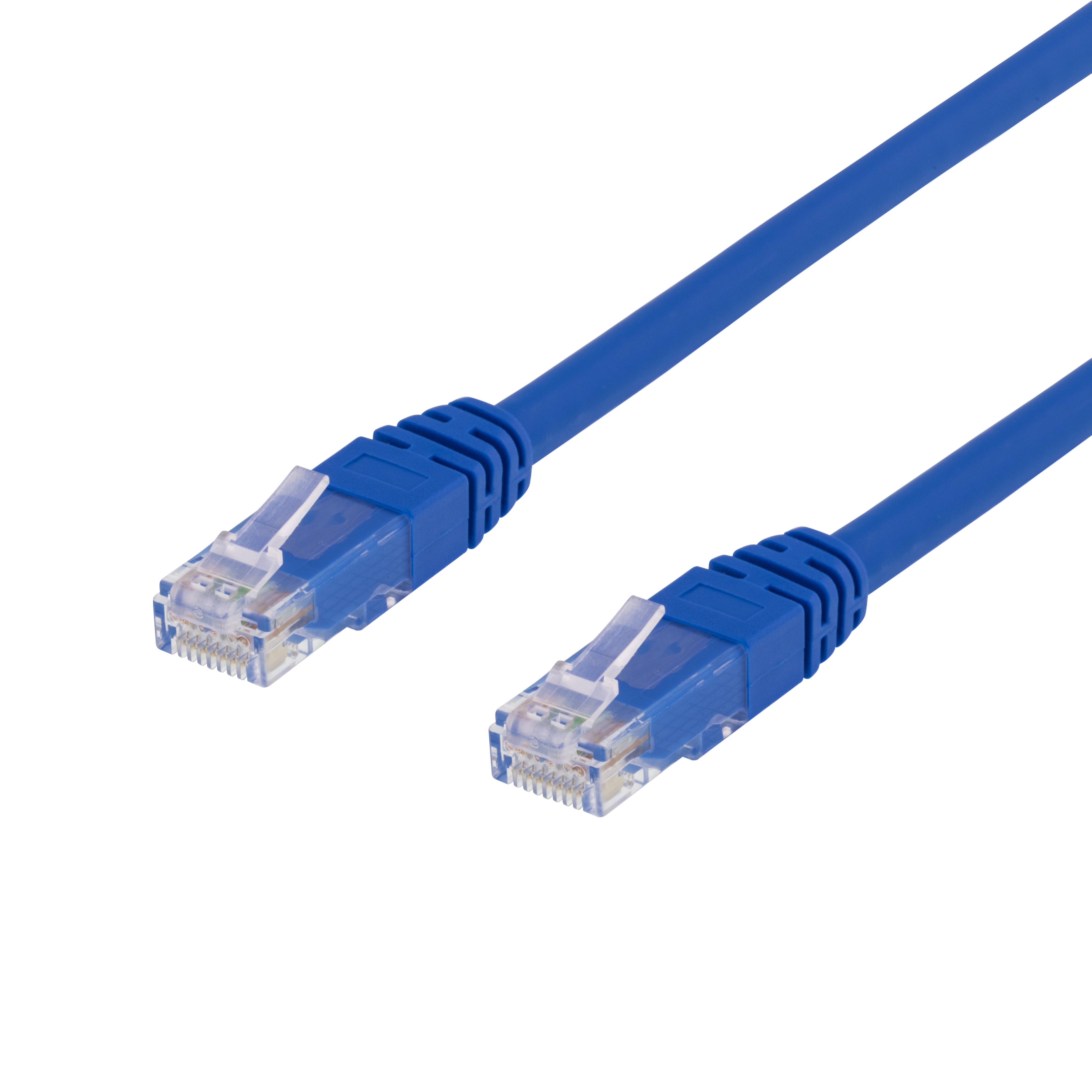 Deltaco U/UTP Cat6 patchkabel 25m, blå