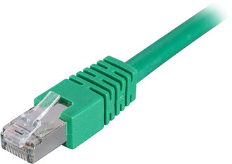 Deltaco F/UTP Cat6 patchkabel, 7m, grön