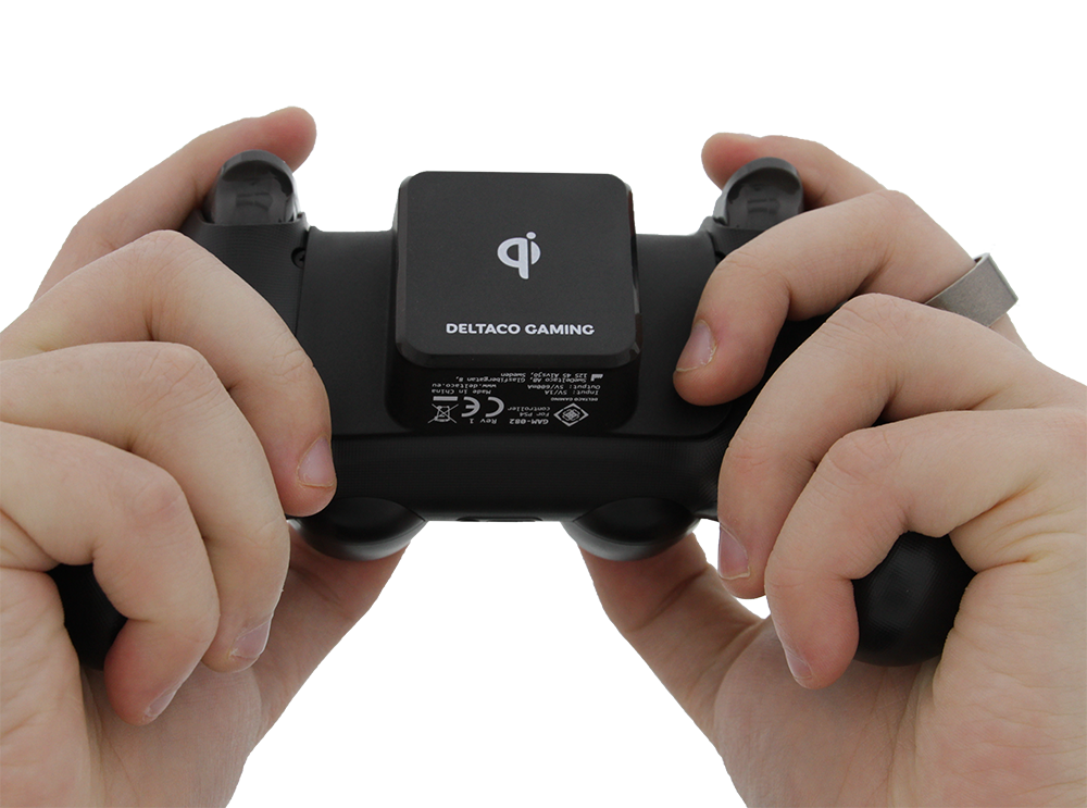 Deltaco Gaming mottagare för trådlös laddning till PS4 kontroll, Qi-certifierad - 7