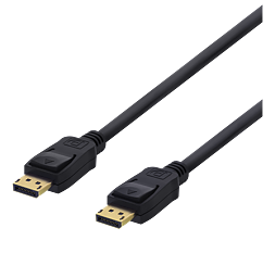 Deltaco DisplayPort monitorkabel, 5m, svart