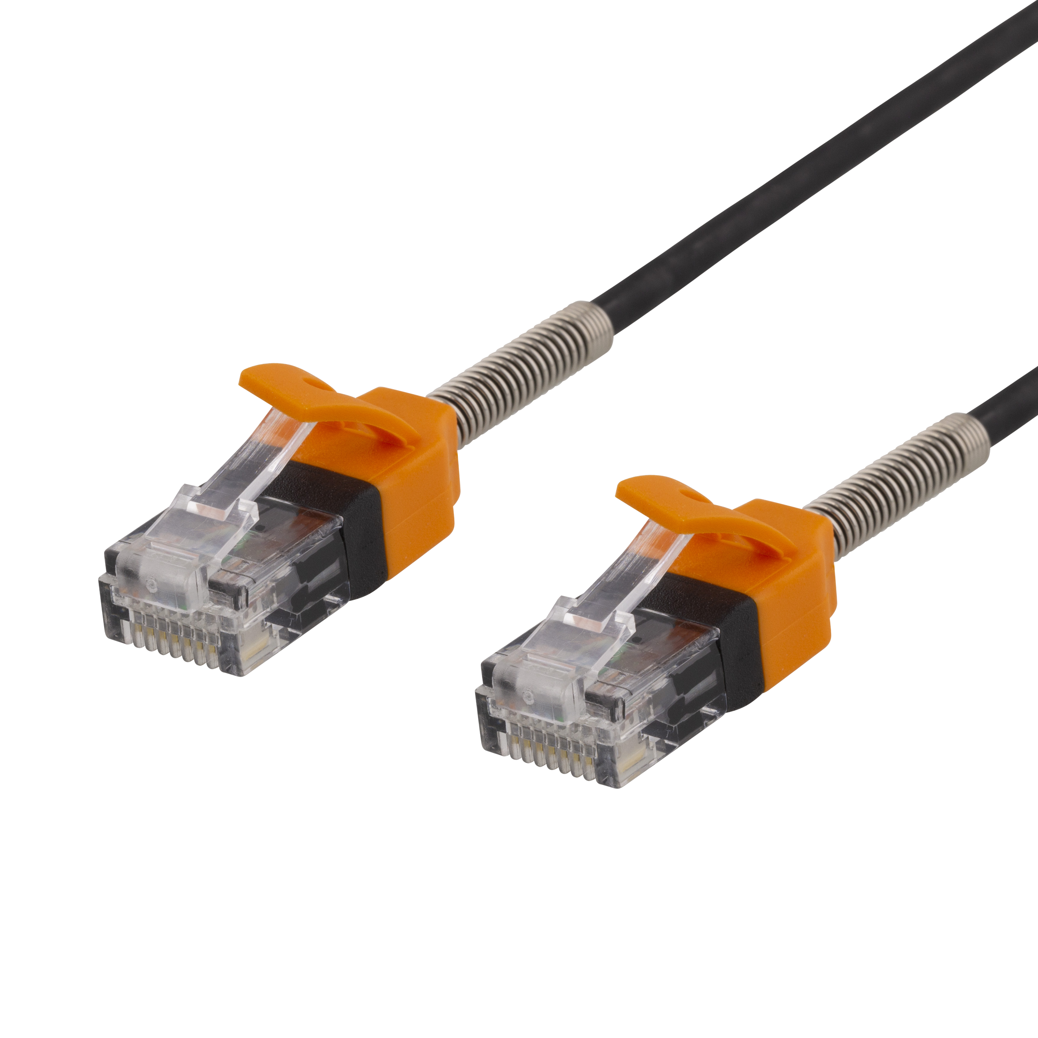 Deltaco Gaming, U/UTP Cat6A patchkabel, 1m, svart