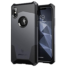 Wrestler Knight skal för iPhone X, förstärkt, svart