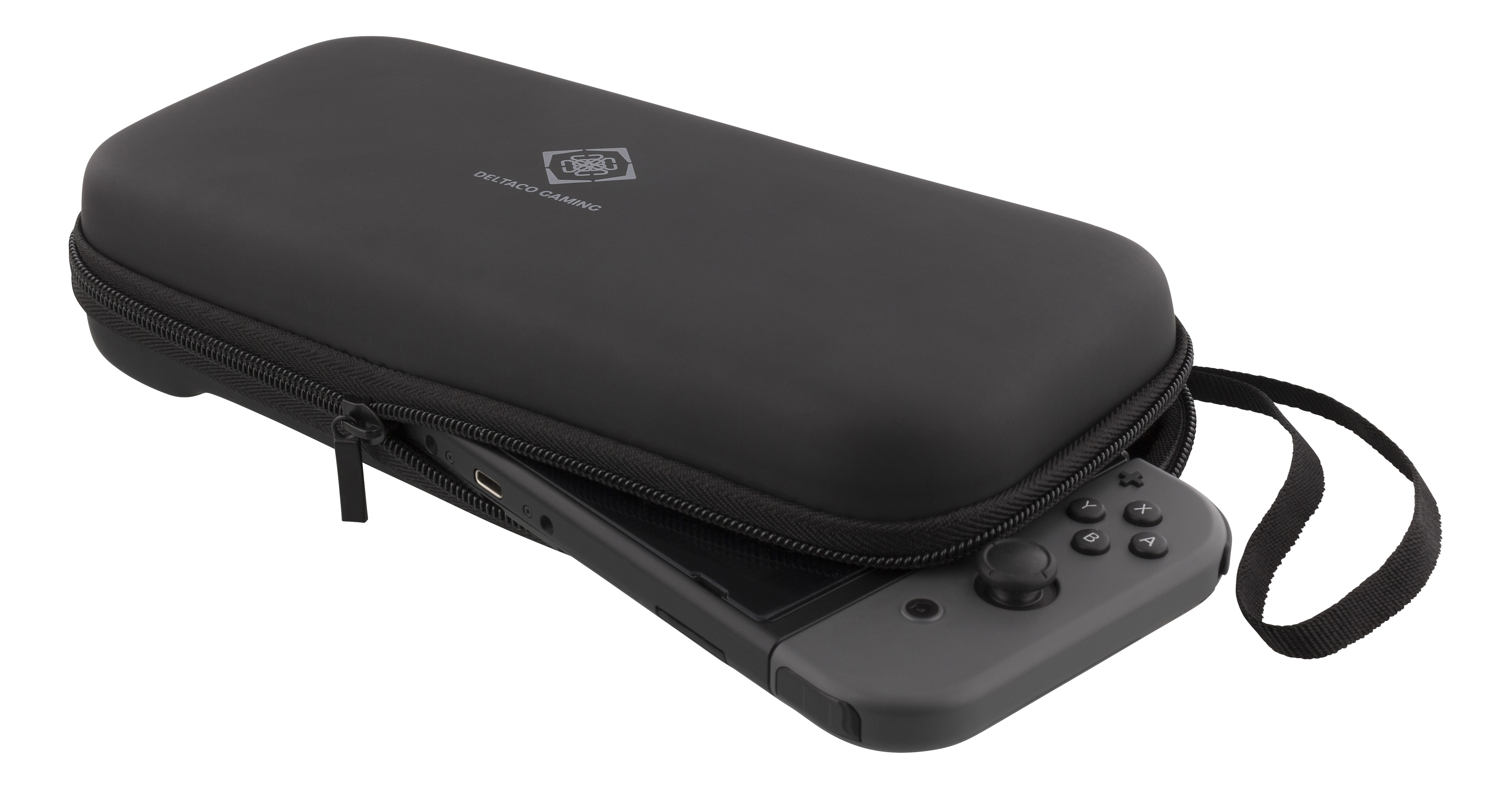 Deltaco Gaming Nintendo Switch hard carry case, plats för 5 spel