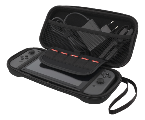 Deltaco Gaming Nintendo Switch hard carry case, plats för 5 spel - 5