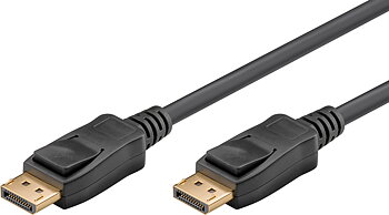 Goobay DisplayPort 1.3 monitorkabel, 2m, svart