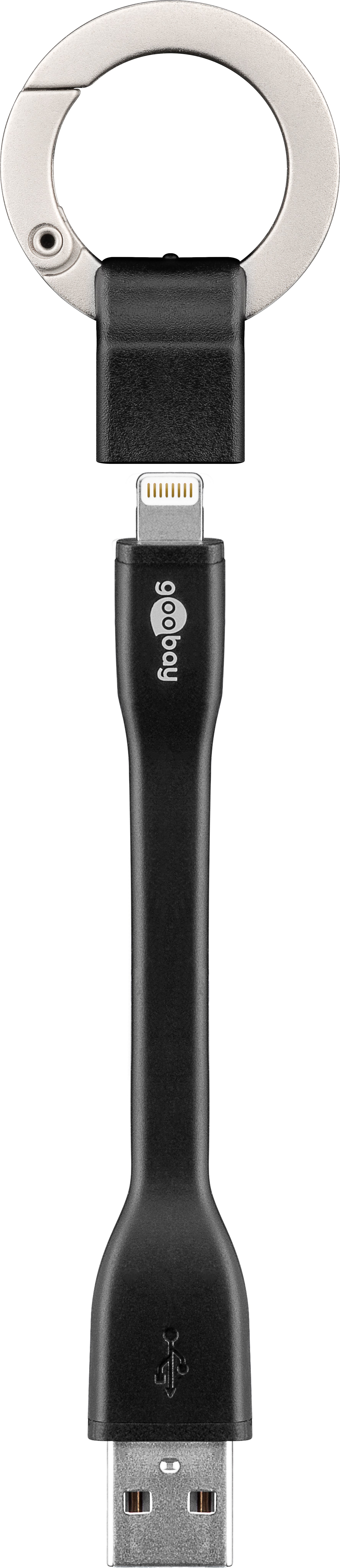 Goobay Nyckelringladdningskabel USB 2.0 - Lightning, 0,1m - 3