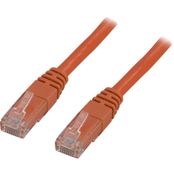 Deltaco UTP Cat6 patchkabel 7m, orange