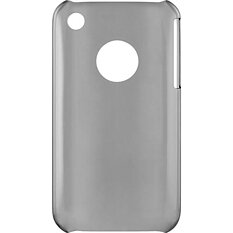 Plastskal till iPhone 3G/3Gs, transparent skärmskydd, rengöringsduk, transparent svart