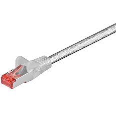 Goobay S/FTP CAT 6 patchkabel, 30m, transparent