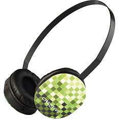 Creative HQ-1450, svart/grön med mönster
