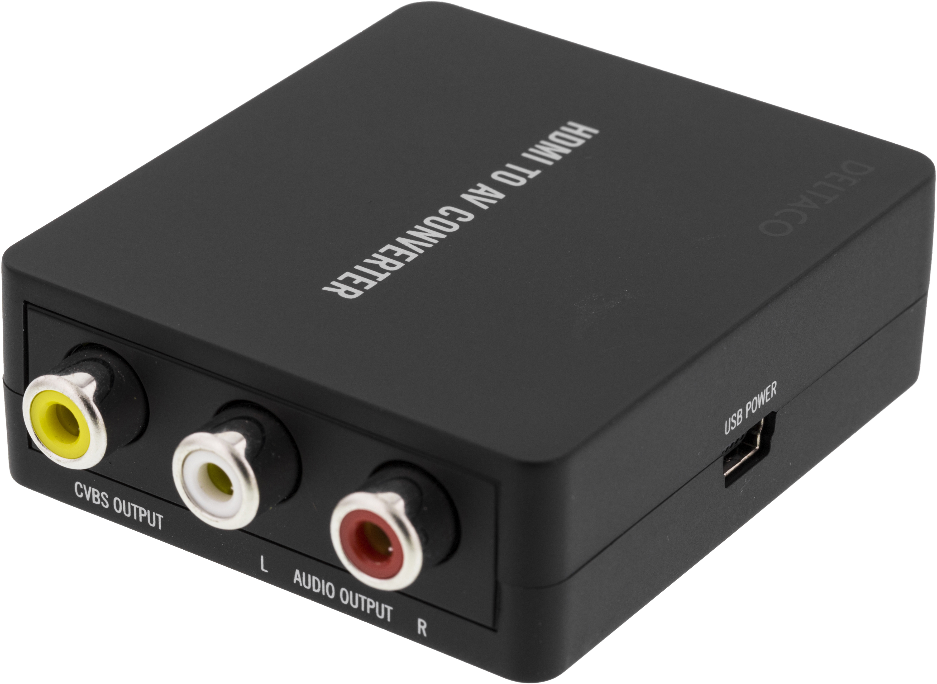 Deltaco Signalomvandlare från HDMI till kompositvideo, svart - 2