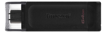 Kingston DataTraveler 70 USB-C-minne, 64 GB, USB 3.2 Gen 1
