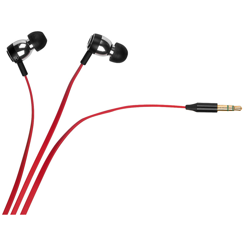Goobay in-ear, flat kabel