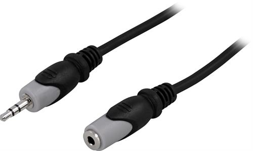 Deltaco Ljudkabel, 3,5mm ha - ho, 1 m