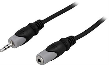 Deltaco Ljudkabel, 3,5mm ha - ho, 1 m