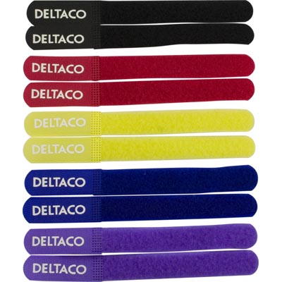 Deltaco kardborrband, 10 pack - 3