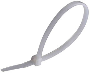 Make, Buntband, 200x3,6mm 50-pack, vit