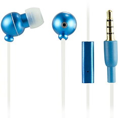 STREETZ in-ear headset för iPhone med 3,5mm anslutning, blå