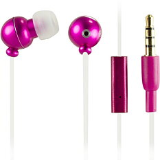 STREETZ in-ear headset för iPhone med 3,5mm anslutning, rosa