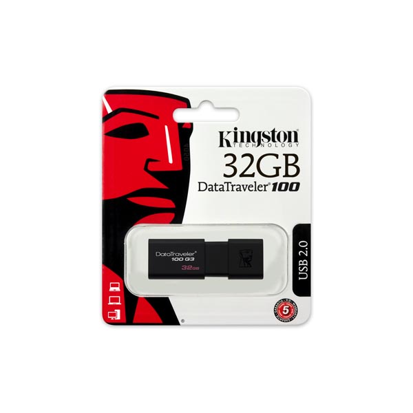Kingston USB 3.0 minne, 32GB, svart - 3