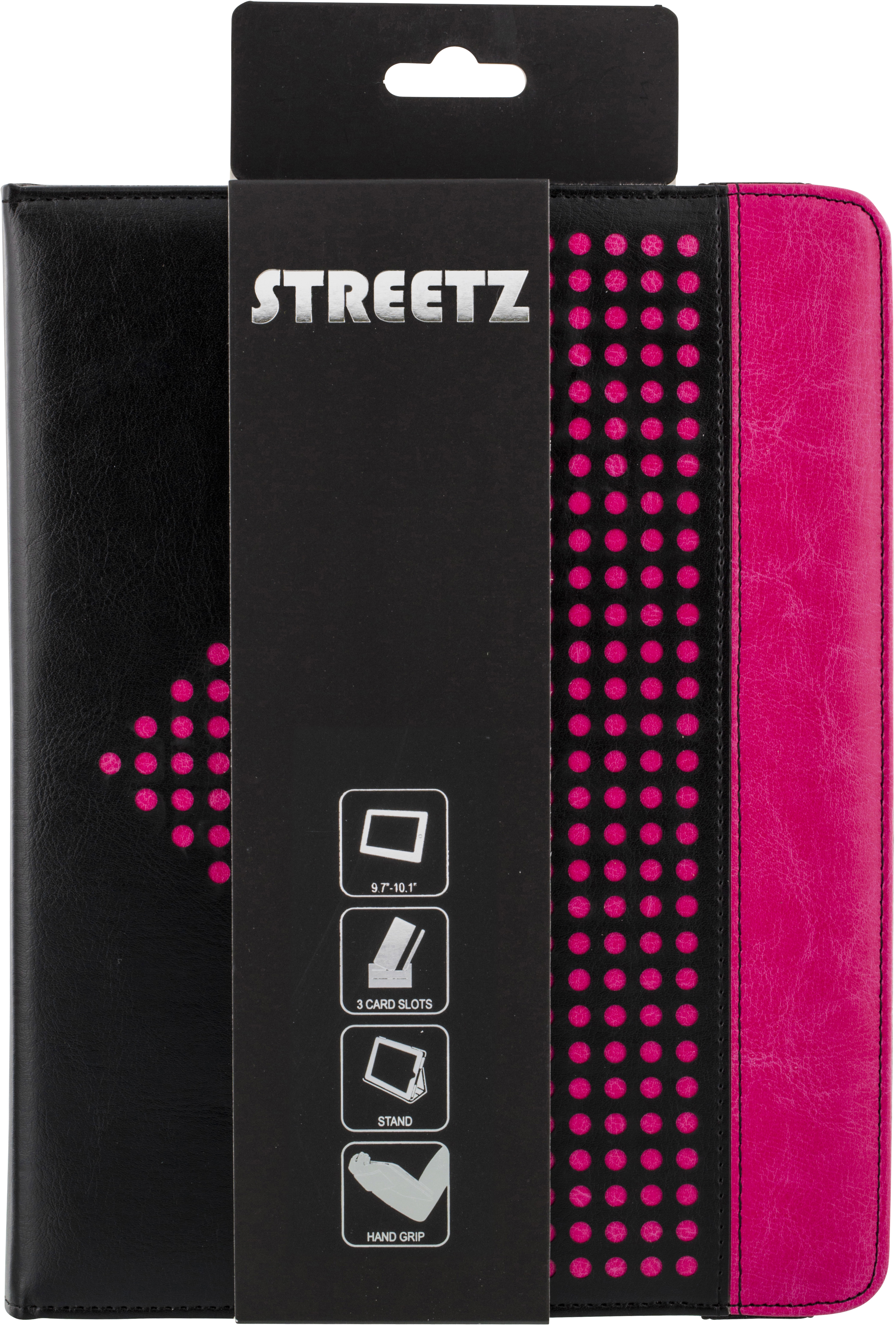 STREETZ universellt fodral för 9,7-10,1"-surfplattor, svart/rosa - 5