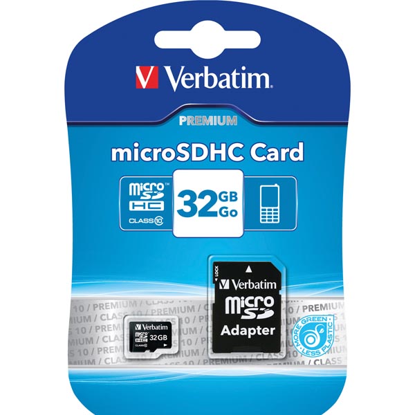 Verbatim minneskort, microSDHC, Class 10, 32GB - 2