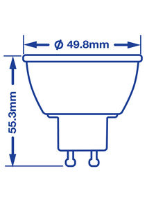 Verbatim LED PAR16, LED-lampa, GU10, varmvitt ljus, 5W - 4