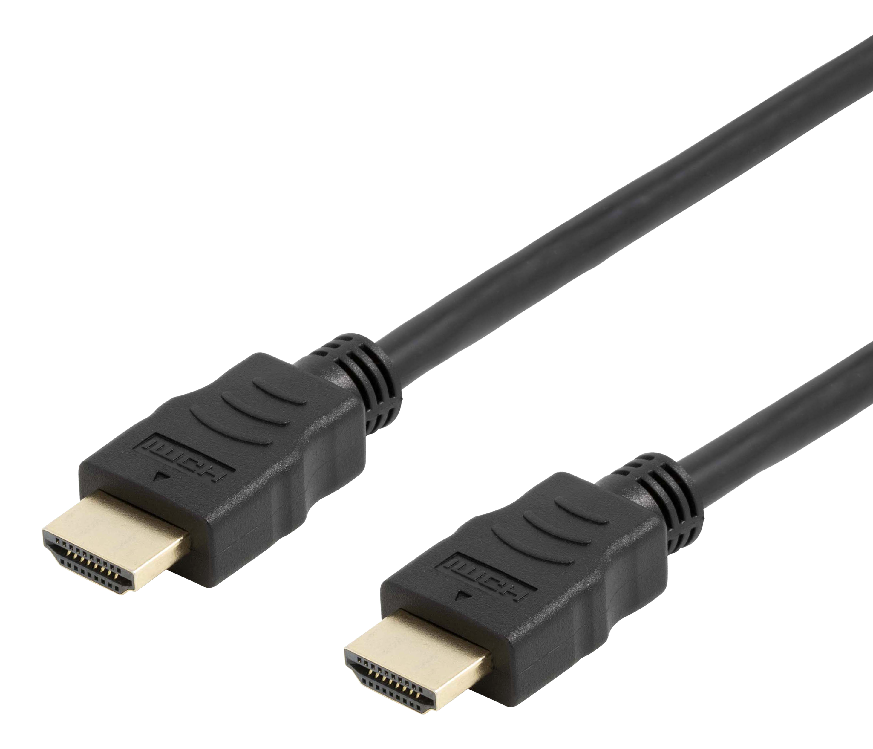 Deltaco flexibel HDMI-kabel, 1m, 4K, svart