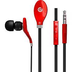 Dexim iGroove in-ear öronsnäckor till iPhone, röd