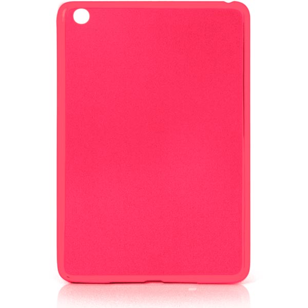 EPZI thermoplastskal för iPad mini, matt baksida, delvis transparent, rosa
