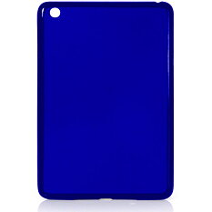 EPZI thermoplastskal för iPad mini, matt baksida, delvis transparent, blå
