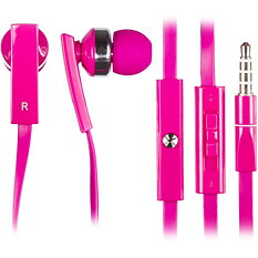 STREETZ in-ear headset för iPhone med mikrofon, rosa