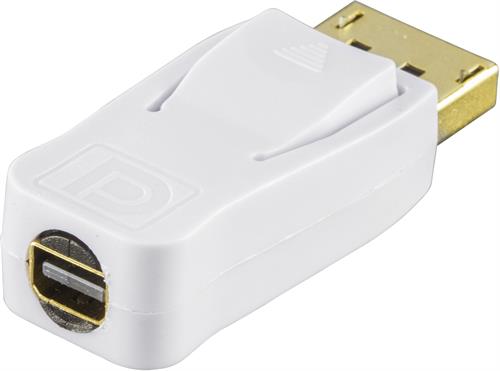 Deltaco DisplayPort till Mini DisplayPort, vit - 3