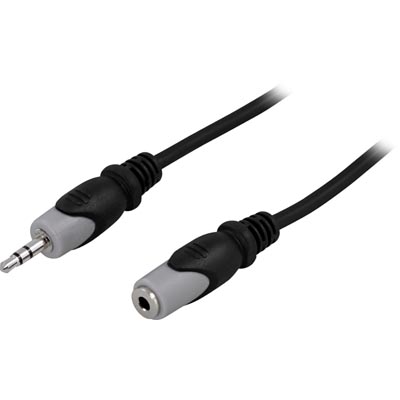 Deltaco Ljudkabel, 3,5mm ha - ho, 5m